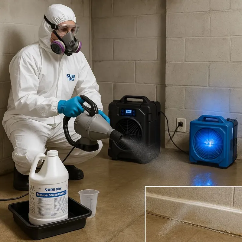 Sanitization and Odor Removal process in East Moline, IL