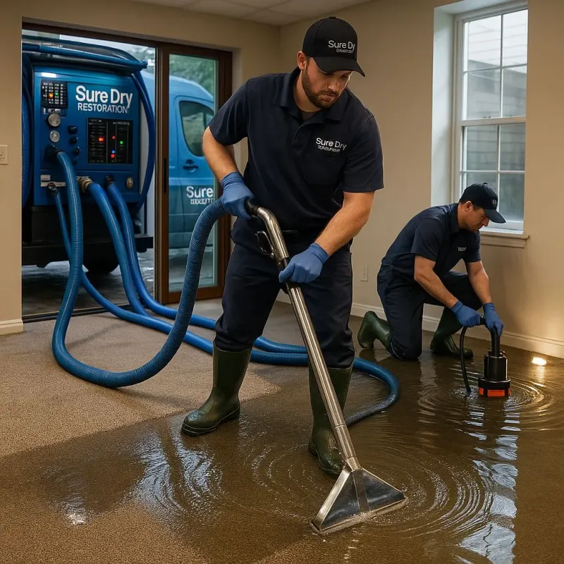 Water Extraction and Removal process in East Moline, IL